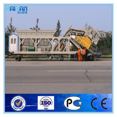 China YHZS50 Mobile Concrete Batching Plant for sale