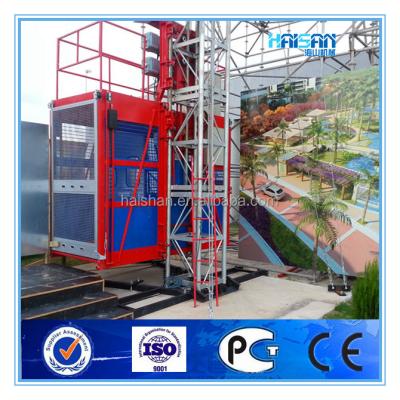 China SC100-1000kg single-cage construction lifter for material and passengers with CE, GOST, ISO Certificates Accoding at customer's request for sale