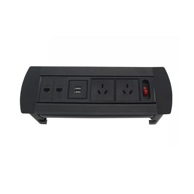 China High Quality Multi-Function Residential / Multi-Purpose Power Outlet Fast Charging Desk Table Hidden Socket With Usb for sale