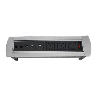 China Desktop New Products Commercial Hot Charge Recessed Multi Power Strip Sockets Quickly With Usb for sale