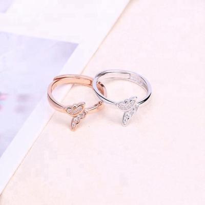 China 2021 New Fashion Style Cute Simple 925 Sterling Silver Ring For Girl Woman for sale