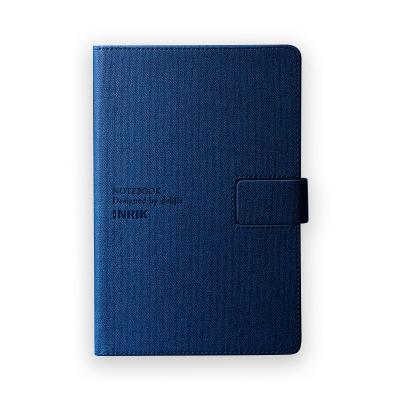 China Hardcover PU Business Promotional Leather Notebook With Magnet 2023 Diary for sale