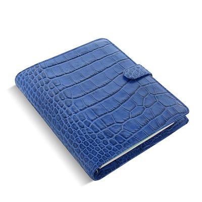 China Hardcover Crocodile PU Leather Filofax Organizer Binder Planner for sale