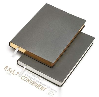 China Printed cheap custom printed a5 softcover journal notebook with gilding for sale