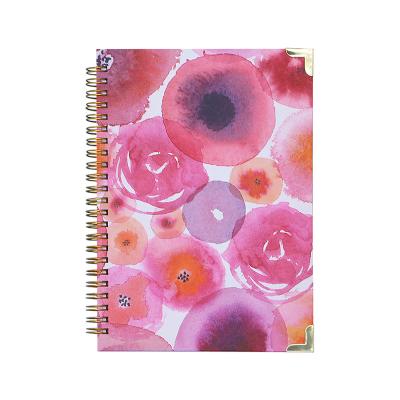 China Colorful Printing Hardcover Journal Notebook Goal Planner Spiral Journal for sale