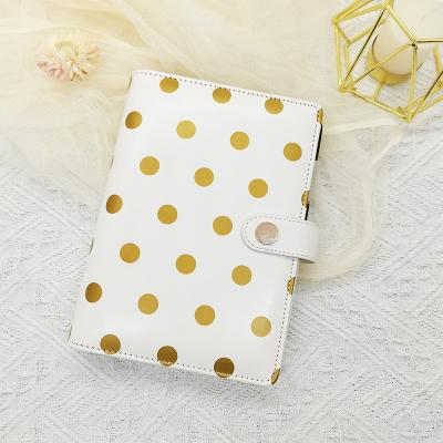 China Printed PU Custom Diary A5 Daily Planner Binder Daily Weekly Agenda With Sticker for sale