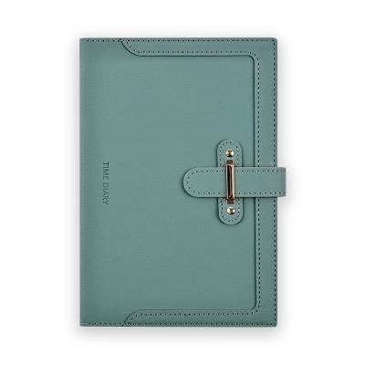 China A5 Hardcover Journal Leather Soft Touch Cover Hard Loop Business Agenda Custom Notebooks for sale