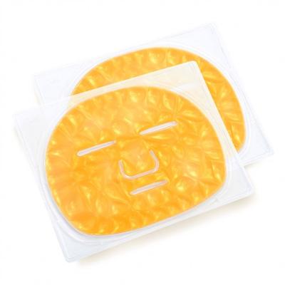 China Best Of Beauti 701 Snail Sleeping Moisturizer Full Face 24k Gold Edible Crystal Collagen Collagen Facial Mask Sheet for sale