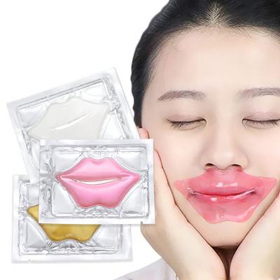 China Biodegradable Moisturizer Lip Mask and Lip Scrub Korean Hydrogel Lip Shape Gel Masks Ice Skin Care for sale