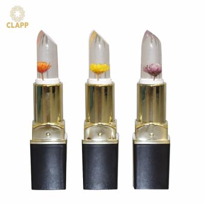 China Newest Sunscreen Temperature Color Changing Vaseline Flower Lipstick for sale