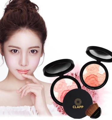 China Sunscreen Private Label Cheek Blush Powder Soft And Delicate Makeup Blush for sale