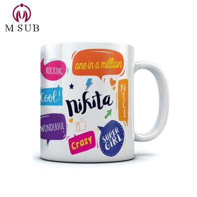 China 20oz Viable Sublimation Ceramic Mug Large Capacity Ceramic Mug Sublimation Mug for sale