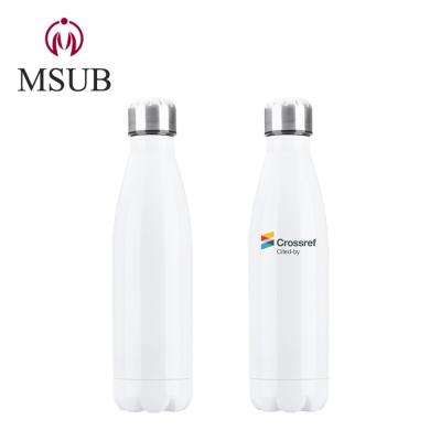 China PORTABLE 17oz Coke Bottle Vacuum Sublimation Stainless Steel Tumbler Masks Double Walled for sale