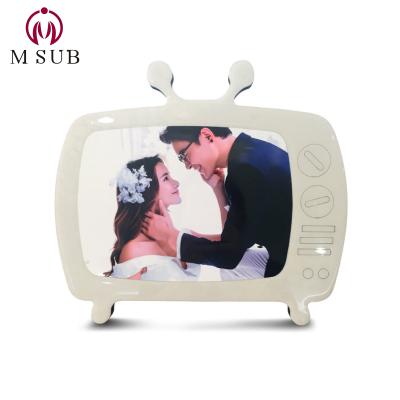 China Wholesale Custom Sublimation Ornament Family Picture DIY Photo Frame MDF for sale