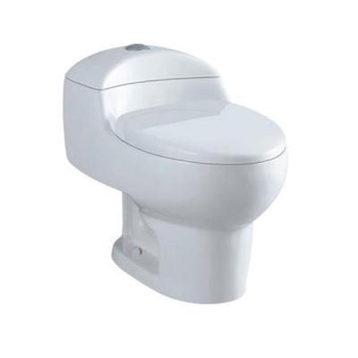 China Double-Flow China Sanitary Ware One Piece Ceramic Siphonic Toilet Bowl for sale