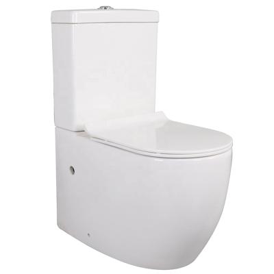 China Hot Selling Double-Flow Flush Corner Double Toilet With Bathroom Accessories for sale