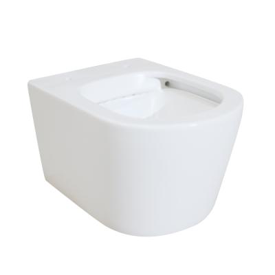 China Modern Design Bathroom Hidden Tank Bathroom Ceramic Wall Hung Toilet Dimensions for sale