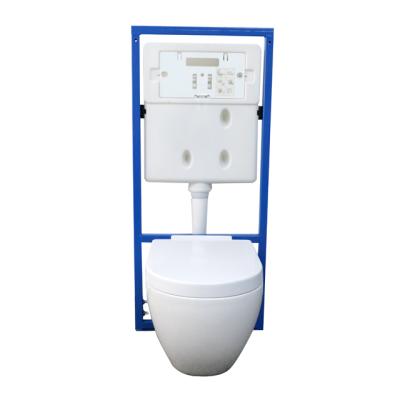 China Concealed Plastic Flush Water Tank Double Concealed Cistern For Wall Hung Toilet For Bathroom for sale