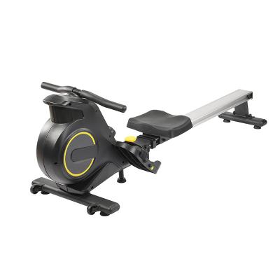 China Universal Logo Indoor Fitness Exercise Air Rowing Machine Custom Foldable Magnetic Air Rowing Machine for sale