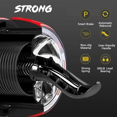 China Auto bounce to reach 1.5m 360Â ° Factory Wholesal Cheap Multi-angle Contact Surface Stability Slide Exercise ab Wheel Roller Set Large for sale