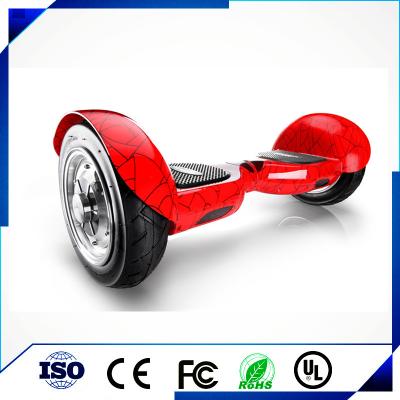 China Rood 10 Duim Twee Wiel die Elektrische Autoped Hoverboard met Geleide Lichten in evenwicht brengen Te koop