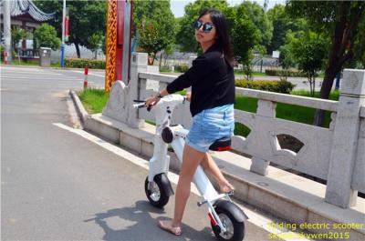 China 48v Li Battery car portable Two Wheels Foldable Electric Scooter With Seat for sale