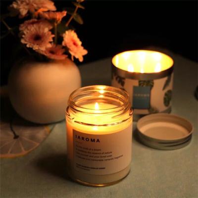 China Wholesale Durable Bulk Candle Jars Glass Relief Candle Jars With Decorative Lids for sale