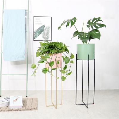 China Stable Mid-Century Flower Pot Indoor Display Stand Rack Rack Retro Rustic Classic Plant Stand Large Cheap Plastic Wooden Flower Pot for sale