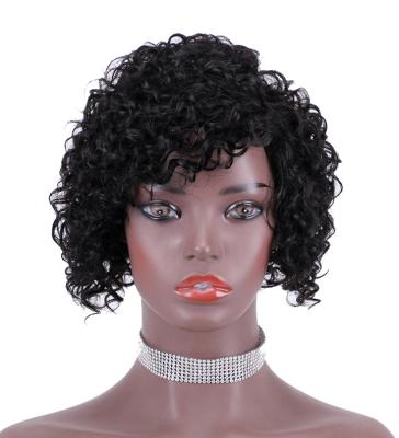 China Short Curly Wig For Bob Wigs Short Kinky Curly Hair Color Women's Hair Wigs Wholesale Short Curly Short Hair Wigs For Black Women for sale