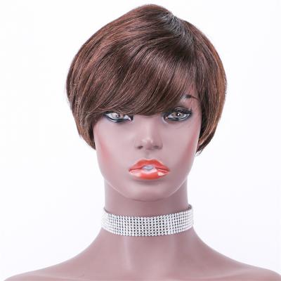 China Short Lead Wigs For Black Women 10A 180 Density Pixie Cut Wigs Short Lead Wigs Wholesale For Black Women Brazilian Hair Wigs For Black Women for sale