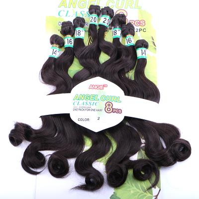 China Wholesale Darling Products Body Wave Hair Kenya Braid Synthetic Hair Weave Bundles 8 Pieces One Set Body Wave Hair Product for sale