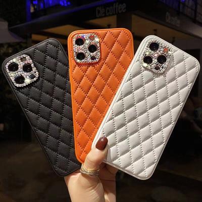 China Lady Anti-Knock Leather Covers Luxurious Camera Phone Case For iphone 13 12 mini 11 pro xr 8plus xs for sale