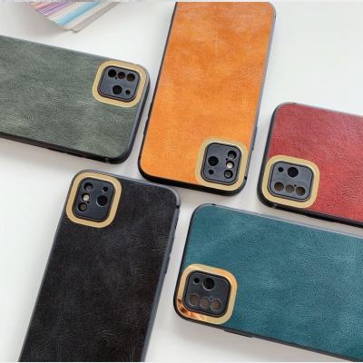 China 2022 Design 2022 Popular Creative Leather Waterproof Faux Drop Resistant Phone Cases For Max iPhone7-12Pro for sale