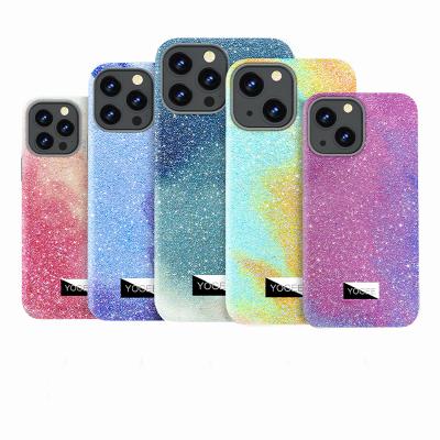 China Wholesale Customizable High Quality Shockproof TPU+PC Diamond Mounted Phone Case For Iphone 13 mini PRO Max for sale