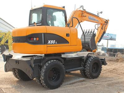 China sell/supply new X80-L Wheel Excavator for sale