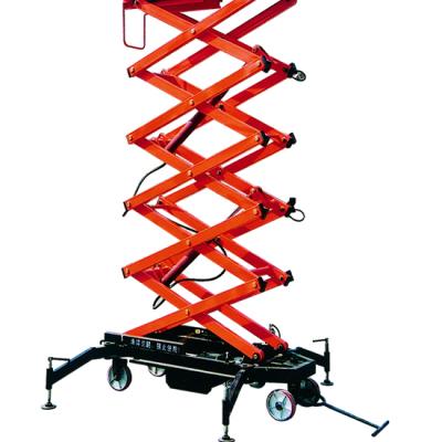 China Hotels 18M Height 300kg Loading Capacity Battery Powered Scissor Lift Platform for sale