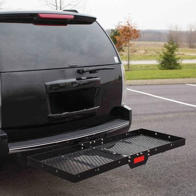 China Trailer Parts Cargo Carrier Hitch Mounted Bicycle Roof Rack Cargo Box for sale