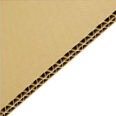 China Recyclable carboard rool sheet corrugated board in sheets for carton making cardboard coarrugado conrugado blade corrugate for sale