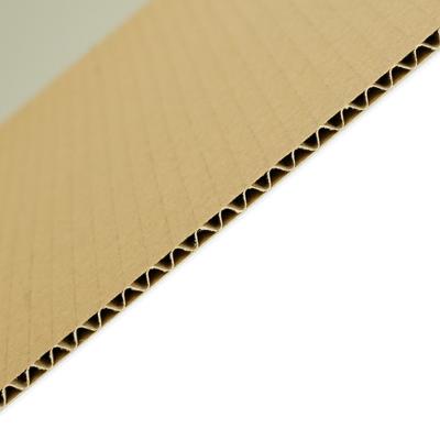 China Recyclable Paperboard Kraft Corrugated Board Micro Paper Honeycomb Groove In Sheets Cardboard for sale