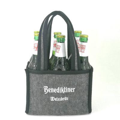 China NATIONAL Beer Bag Beer Wine Bottle Bag Coke Canned Storage Handbag 6 Bottle Styled Wine Rack for sale