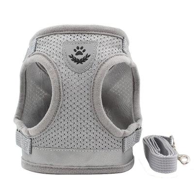 China Stocked OEM Mesh Lining Wholesale Vest Pet Harness Comfortable Breathable Dog for sale