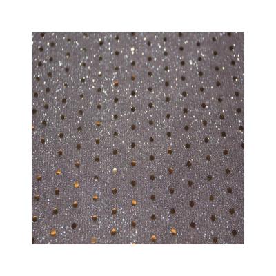 China Soft 2022 Fashionable Polyester Metallic Lurex Moonlight 100 Polyester Metallic Fabric for sale