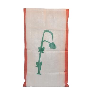 China Food 50 Kg PP Empty Plastic Flour Rice Sack Woven Bag High Quality Food Bag for sale