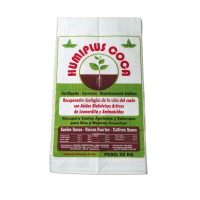 China Recyclable 120g Polypropylene PP Woven Small Fertilizer Bag Packaging PP Woven Fertilizer Bag for sale