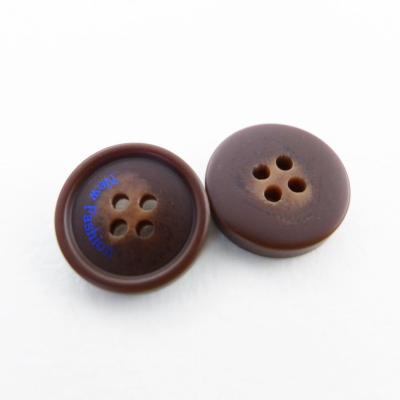 China 21mm 25mm Nickel Free Durable 30mm Custom Buttons Jeans Shirt Stock Plastic Buttons Resin Buttons For Clothes for sale