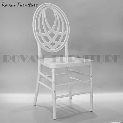 China Wholesale Removable Cover PP Resin Luis Ghost Dining Chairs White Wedding Banquet Chair For Sale for sale