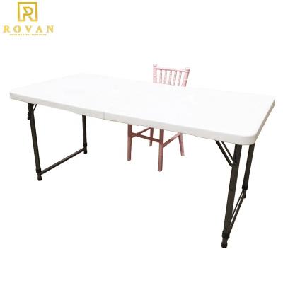 China Wedding 4ft Rectangle Kids Folding Table Kids Tables Used Kids Party Table and Chairs for sale