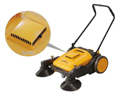 China Hotels Hand Push Manual Floor Sweeper With Filter for sale