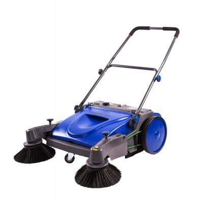 China Outdoor and Indoor Outdoor Walk Behind Cordless Commercial Industrial Floor Manual Road Sweeper Cleaning Sweeper for sale