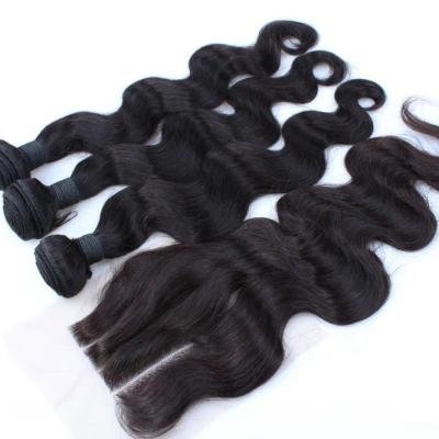 China Virgin Brazilian Human Hair Lace Closure With Bundles Unprocessed 4x4 Lace Closure for sale